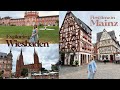 Visiting Mainz and Wiesbaden ⛅️ short trip on a gloomy summer day | Germany vlog