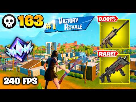 163 Elimination "RANKED RELOAD” Gameplay Wins (Fortnite Chapter 7 Keyboard & Mouse)
