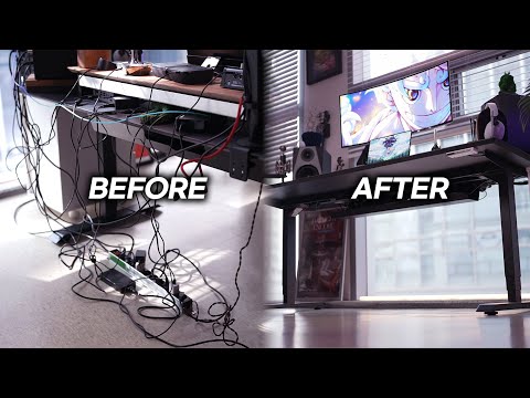 [내돈내산] 책상 선 정리 이렇게 시작해보세요!! 타공 필요 없는 유용한 선 정리 아이템 9가지