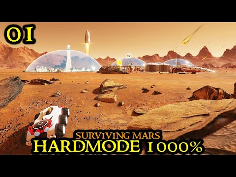 Starting FRESH in Surviving Mars HARDMODE 1000% Difficulty || HARDCORE Survival Revisited Part 01