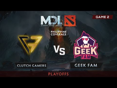 Geekfam vs Clutch Gamers | Game 2 | Playoffs | Marstv Dota2 League Sea Qualifiers | PH Coverage