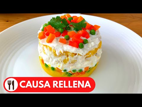 🇵🇪 CAUSA RELLENA PERUANA | DELICIOSA Y FACIL