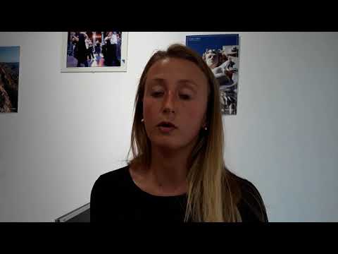 la footballeuse Marie Schepers en interview au Club de l a presse Hauts-de-France