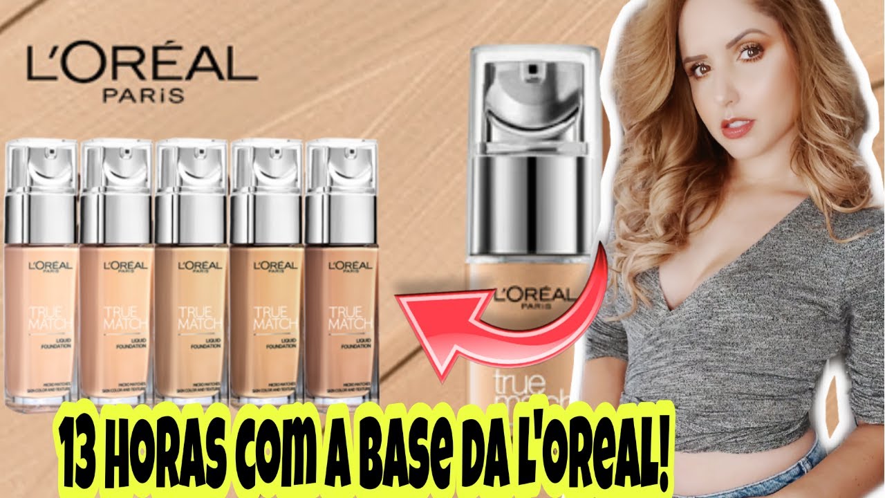 TESTEI A BASE TRUE MATCH L'OREAL! | EM BUSCA DA BASE PERFEITA #2