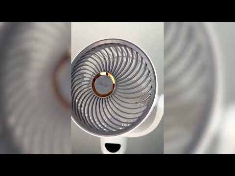 LED Rechargeable stand fan with LED lighting LED/4.8W/5V USB 7200 mAh white + remote control