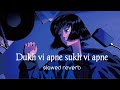 Dukh Vi Apne Sukh Vi Apne Slowed Reverb Tu Jhoom Song Dev Lofi