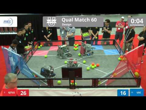 VEX Worlds 2016 - VEX U - Design - Qual 60 (XJTU2) 229 vs 134 (USC)