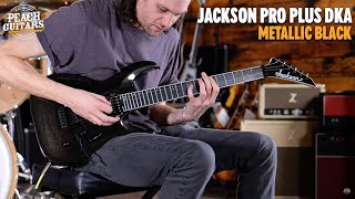 Video thumbnail for No Talking...Just Tones | Jackson Pro Plus Series DKA | Ebony - Metallic Black by Peach Guitars
