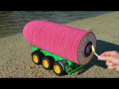 🌋🚀 Incrível caminhão a jato com 60.000 fósforo