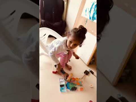 Kids activities|Drisana loves doing#drawing|abstract painting|preschool Drawing |enjoying the fun