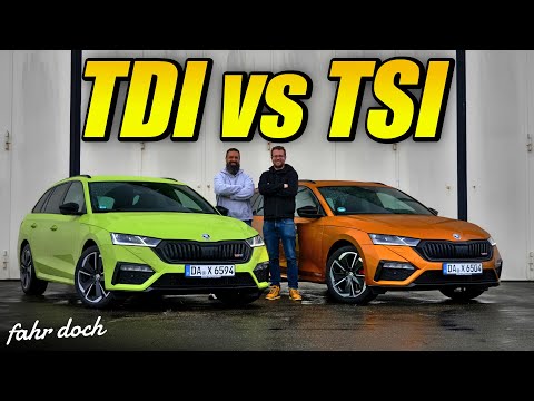BENZINER oder DIESEL? Skoda Octavia RS TSI gegen RS TDI | Fahr doch