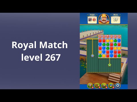 Royal Match Level 267 - BOOSTERS