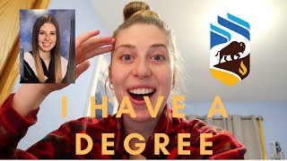 I HAVE A DEGREE FROM UNIVERSITY OF MANITOBA *GRADUATION*