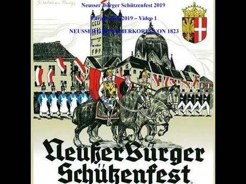 2019 0825 SFNe Parade Video 1 NEUSSER GRENADIERKORPS VON 1823