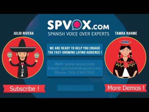 Spanish Voice Over Talent | Julio Rivera  |  Commercial Demo