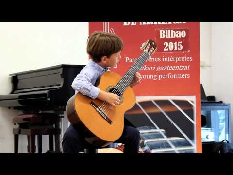 Beñat Mugertza.  Vals en sol (D. Fortea). Concurso Arriaga 2015 Bilbao. 2nd prize level 1