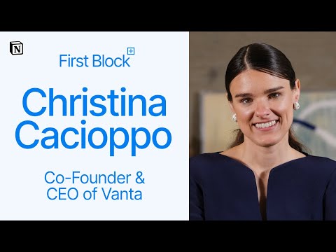 Interview with Christina Cacioppo, Co-Founder & CEO of Vanta