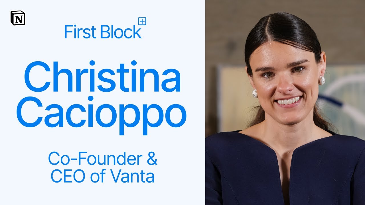 Interview with Christina Cacioppo, Co-Founder & CEO of Vanta