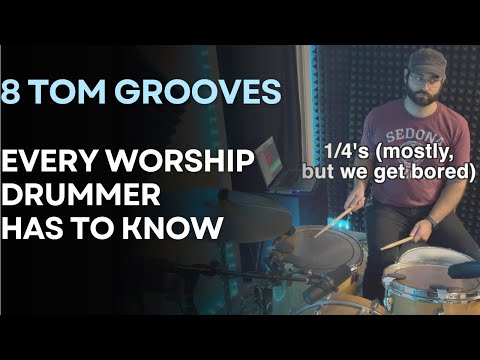 8 Tom Grooves Every Worship Drummer Has To Know in 2024
