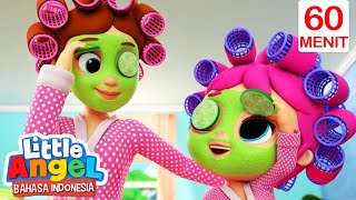 Download lagu Waktunya Ibu dan Aku! Ibuku Pahlawanku❤️ | Little Angel Bahasa Indonesia | Kartun Anak mp3