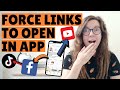 Instagram Link Open In App Trigger Link To Open In App