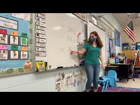 Kindergarten Math Lesson: Addition, Subtraction, Equals Symbol