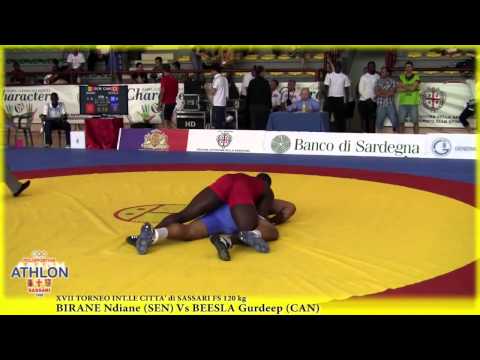 TOUR 2   SF 120 Kg BIRANE Ndiane SEN Vs BEESLA Gurdeep CAN