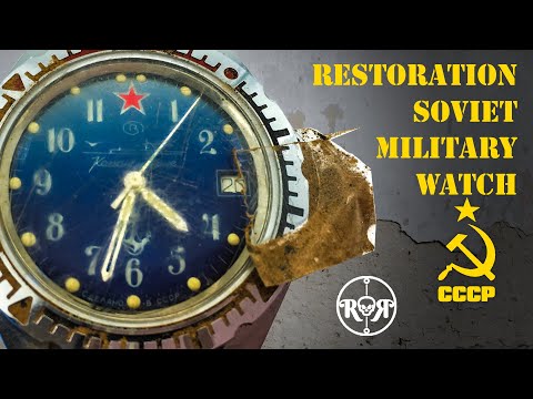 Restoration of a Soviet Military Watch - Vostok Komandirskie U-Boat - Russian Cal. 2414