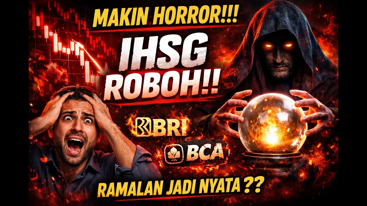 MORE HORROR!!! IHSG, BBRI, BBCA COLLAPSED!! DIFFERENCE BETWEEN IQ AND EQ IN INVESTMENT?? BERRI'S ...