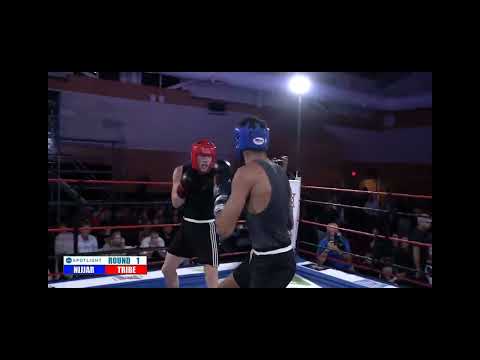 WOW! Amateur Light Heavyweight Boxer! SOUTHPAW 1-2 KNOCKDOWN!😳😳😳