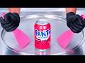 Fanta Raspberry Ice Cream Rolls ASMR