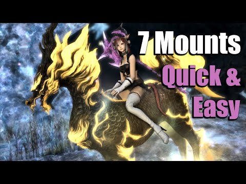 7 Mounts and Cool Weapons | Solo Farmed in a few Minutes