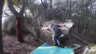 Video thumbnail of Sloppy Moss, 6a+. Can Camps