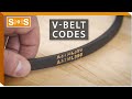 V Belt Code Guide Spec Sense