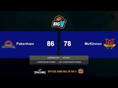 BigV CW - Pakenham vs McKinnon