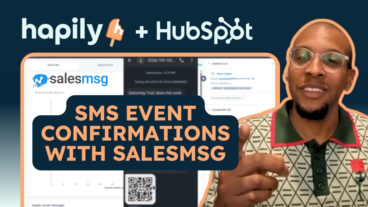 How to Send Event Registration Confirmations via Salesmsg