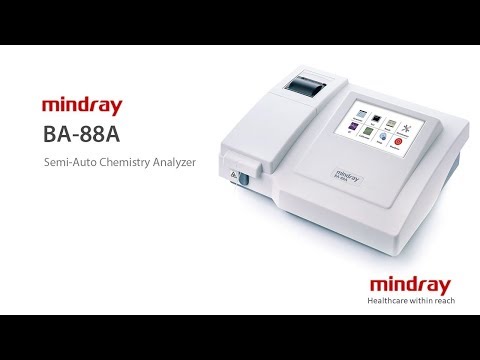 Ba88a Semi Auto Chemistry Analyzer Mindray
