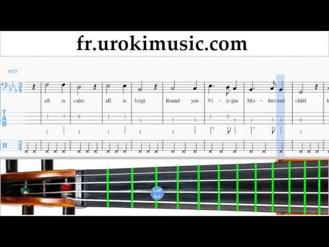 Comment Jouer du Violoncelle Silent Night Tab Tablature Partie#2 um-b829