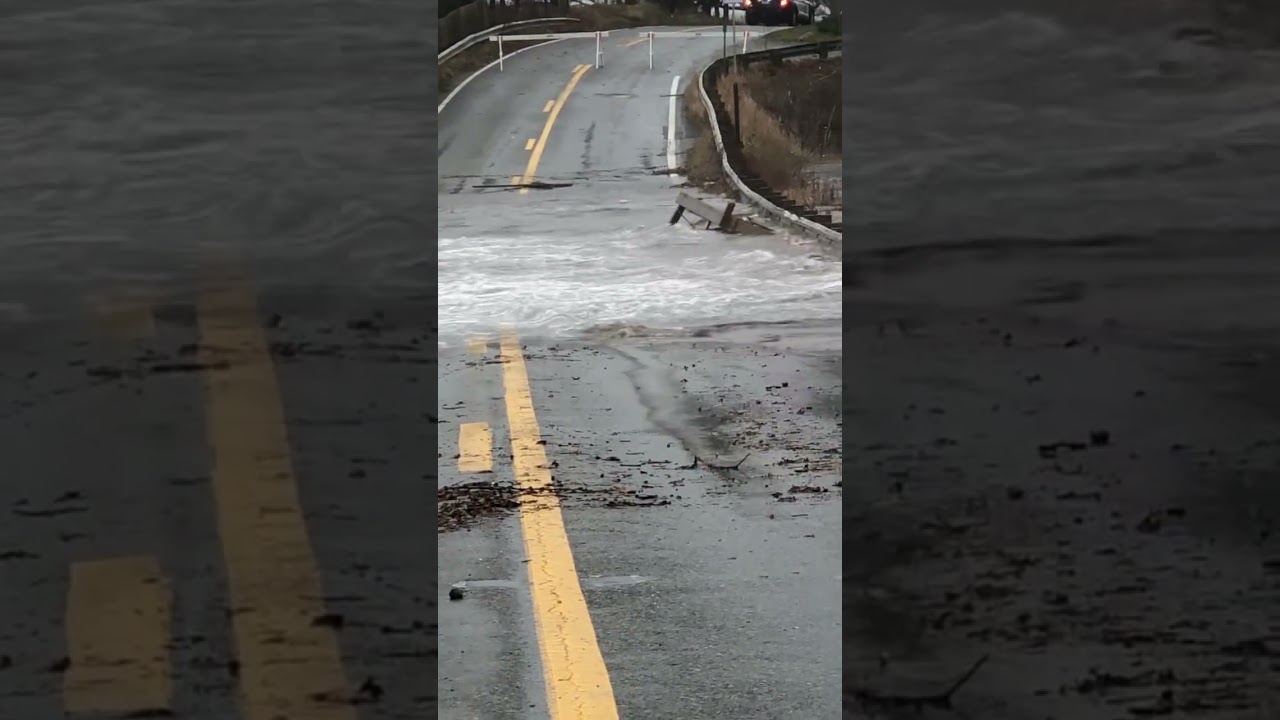 Coastal Flooding Forces Road Closures on Cape Cod