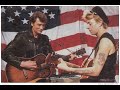 Johnny Hallyday/Stray Cats   That's all right Mama   1984 (vidéo originale)