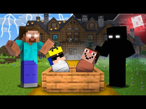 We Got ADOPTED by HEROBRINE & NULL Family in Minecraft..