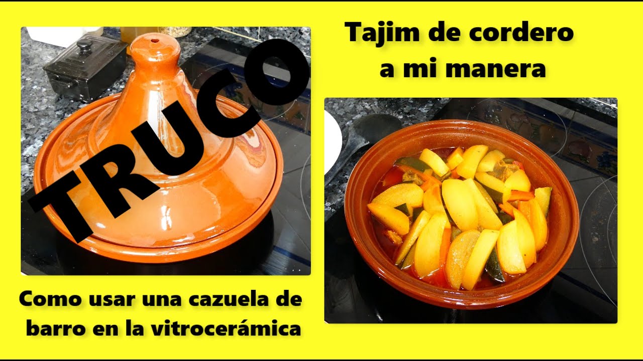 Watch Os enseño como utilizar una cazuela de barro en la vitrocerámica haciendo un Tajín de cordero Now Os enseño como utilizar una cazuela de barro en la vitrocerámica haciendo un Tajín de cordero