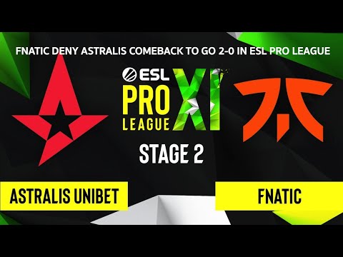 HIGHLIGHTS | ASTRALIS UNIBET 1-2 FNATIC | ESL PRO LEAGUE SS11 STAGE 2