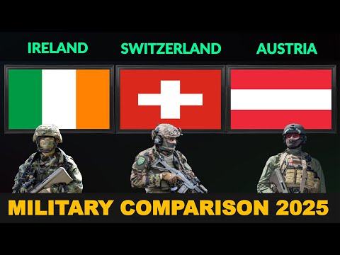 Ireland vs Switzerland vs Austria Military Power Comparison 2025