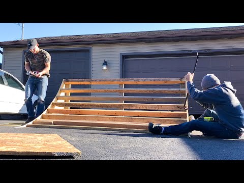 QuarenSpine - My New BMX Ramp! - Build Vlog