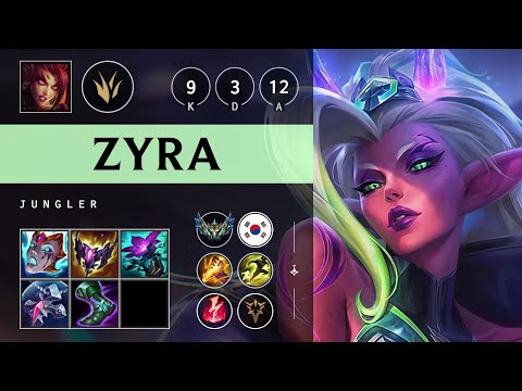 Zyra Jungle vs Skarner - KR Challenger Patch 25.13