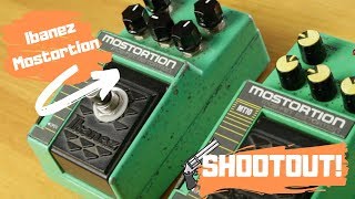 Video thumbnail for Ibanez Mostortion Shootout! - 3 Original Mostortion Pedals Go Head to Head by Cookin' Up Tone