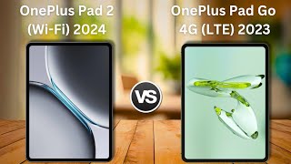OnePlus Pad 2 (2024) & OnePlus Pad Go (2023) - Full Coverage comparison