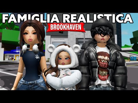 Adottata da una famiglia super realistica su brookhaven roblox!
