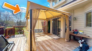 DikaSun Gazebo 10x12 Outdoor Gazebo with Curtain - User Review